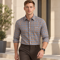 Multicoloured Check Shirt | Smart Casual | Presence Fit